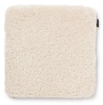 Skinnwille Curly sittdyna Beige 40 x 40 cm