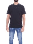 Adidas GN2417 SPRT 3 Stripe T T-Shirt Mens Black/Chalk White XS