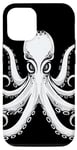 Coque pour iPhone 15 Pro pieuvre Kraken avec des tentacules à l'encre conception de