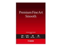 Canon Premium Fine Art FA-SM2 - Slät - 16,5 mil - A4 (210 x 297 mm) - 310 g/m² - 82 pounds - 25 ark fotopapper - för imagePROGRAF PRO-1000, PRO-300 PIXMA PRO-10S