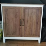 Vintage Style Side Cabinet Small Storage Unit Sideboard Kitchen Cupboard 2 Doors
