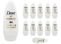 Dove Roll-On Anti-Perspirant Deodorant Invisible Dry 50ml x 12