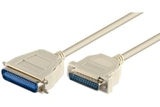 MicroConnect - parallell kabel - DB-25 till 36-bens Centronics - 2 m