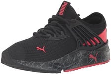 PUMA Homme Pacer Future Basket, Castlerock Noir à Haut Risque Rouge, 44.5 EU