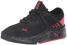 PUMA Homme Pacer Future Basket, Marbre Black High Risk Red Castlerock, 44.5 EU