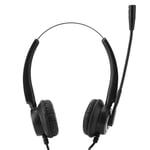 Tosuny Call Center Phone, Noise Cancelling Headphone 3.5mm four-section plug,On-Ear Headset With Noise Microphone for Notebooks, Desktop Computers,Mobile Phones
