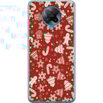 Xiaomi Poco F2 Pro Transparent Mobilskal Julmönster