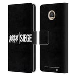 OFFICIAL TOM CLANCY'S RAINBOW SIX SIEGE LOGOS LEATHER BOOK CASE FOR MOTOROLA
