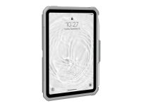 UAG Rugged Case for iPad Mini (6th Gen 2021) [6.3-in] - Scout White/Gray - Baksidedeksel for nettbrett - robust - antimikrobielt - hvit/grå - for Apple iPad mini (6. generasjon)