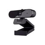Trust Taxon 2K QHD Webcam Made with 85% Recycled Plastics, 2560x1440p Web Camera, Privacy Shutter, Autofocus, Wide Angle, Stereo Dual Microphone, USB Webcam for PC, Laptop, Mac, Zoom, Skype, Teams