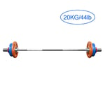 Barbell Large Cast Iron Strength Weight 20KG/30KG/40KG/50KG /100lb Body Building，Gym Home Training Work Out Exercise For Man and Woman Color (Color : 20KG/44lb)