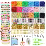 5100 st. Armbandtillverkningssats DIY Konst och hantverk Pärlor Smycken 5100pcs