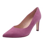 Peter Kaiser Elfi Classic Court Shoes in Cassis Suede 3.5 UK Purple