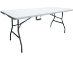 Sans Marque - Table pliante - 180 cm - 8 personnes - plastique