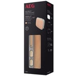 AEG AKITW2 Kit de décoration en bouleau délicat (compatible avec les purificateurs d'air AX51 et AX71, façade textile de qualité supérieure recyclée, poignée en cuir PU végétalien, pieds en bois de
