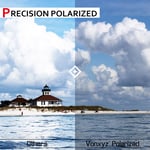 Vonxyz Polarized Replacement Lenses for-Oakley Double Edge OO9380 - Black