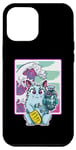 iPhone 14 Pro Max Sci-Fi Vapor Wave Kitty design for all ages Case