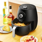 5L Air Fryer Small Sized Classic Type With Knob Ready Alert Family Application