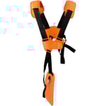 röjskärssele,dubbel axelrem, röjskärssele,för röjsåg,motorsåg; för Stihl FS,KM Series String Trimmer