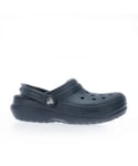 Crocs Boys Junior Classic Lined Clog in navy - Size UK 11 Kids