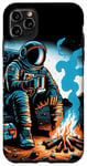 iPhone 11 Pro Max Astronaut Stranded in a Distant Planet Calming Funny Trippy Case