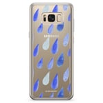 Samsung Galaxy S8 Plus Fashion Skal - Vattendroppar
