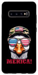 Galaxy S10+ Goose 4th July USA Flag Dad Father America Men Funny Boys Case