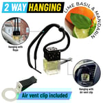 LIME BASIL & MANDARIN Car Diffuser Air Freshener - Air Vent Clip Included