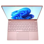 Rose Gold Laptop 15.6 Inch IPS 1920x1080 Quad Core CPU 12GB RAM 512GB ROM La SG5