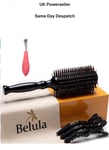 Belula Boar Bristle Round Hair Brush 2.4” for Blow Drying Set NEW Boxed gift
