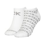 Calvin Klein Strumpor 2P Callie Sneaker Logo Sock Vit Strl 40/46 Dam