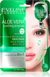 Eveline Aloe Vera 8 in 1 Calming & Refreshing Face Sheet Mask All Skin Types