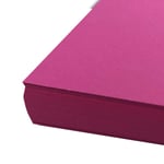 A4 Bright Pink Card Paper Printer - 160gsm 40 Sheets - Coloured Bright Pink Craft Card - Suitable for Craft, Printing, Copying, Photocopiers