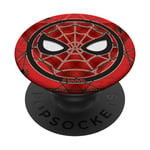 PopSockets Marvel Spider-Man Spidey Mask Webs PopSockets PopGrip - Support et Grip pour Smartphone/Tablette avec un Top Interchangeable
