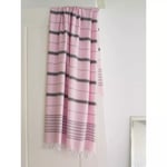 Extra stor Hamamhandduk XXL EGE 160x220 (Pink/Black)