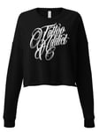 Tattoo Addict Crop Sweatshirt