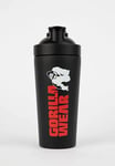 Gorilla Wear Metal Shaker 740 ml, sort shaker i