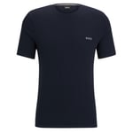 BOSS Waffle T Shirt Mörkblå XX-Large Herr