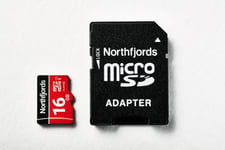 Microdrive - MicroSD TF minneskort 16GB Inkluderar SDHC-adapter