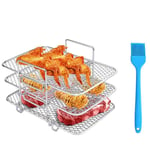 Air Fryer Rack Toast Rack Parts Accessories for Ninja Dual Air Fryer N6Y88475