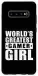 Galaxy S10+ Gamer Girl Funny - World's Greatest Gamer Girl Case