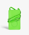 The Case Factory Smart Crossbody Väska Vegetable Tanned Smiley Grön