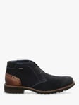 Josef Seibel Jasper 51 Waterproof Short Ankle Boots, Navy Blue 9 male upper: leather, sole: synthetic, lining: textile