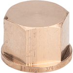 10 st 1/4&quot; Rödgods Silicon Bronze gängade beslag ändhylsa