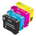 16XL Ink Cartridges Non-OEM for Epson WF-2630 WF2660 WF2760 WF-2530 WF2510WF 4x