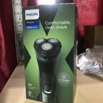 Philips X3002/00 Rechargeable Men's Electric Shaver - Forest Green