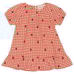 Flöss Molly Klänning Berry Gingham | Röd | 110 cm