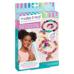 Make It Real Rainbow Bracelet Making Kit with Ring - Girls Jewellery - Arts and Crafts for Kids