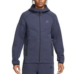 Nike FB7921-473 Tech Fleece Sweatshirt Men's OBSIDIANHEATHER/BLACK Size M-T