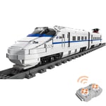 Likecom Technic High Speed Train Building Blocks, 2.4Ghz/APP RC Japanese Intercity Railway Train, 1808 Pcs Train Kit, Compatible with Lego Technic